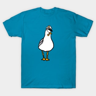 A boating captain seagull T-Shirt